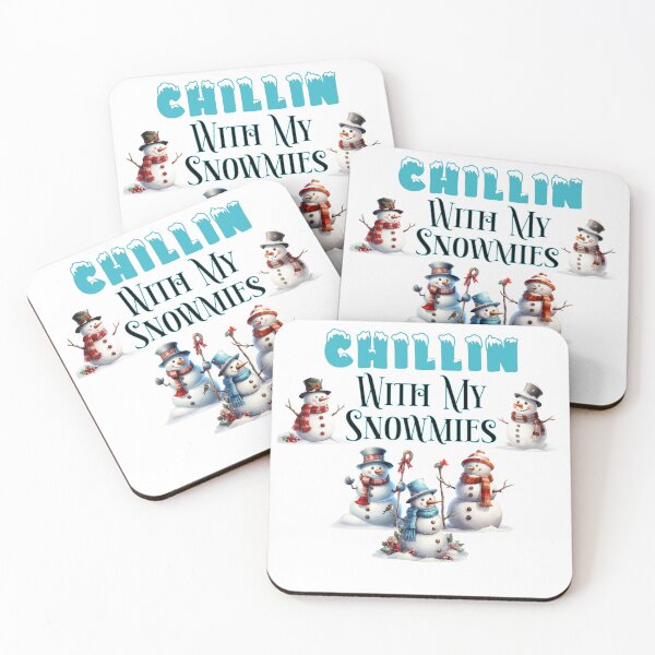 Item preview, Chillin' with My Snowmies Christmas Tee - Perfect Gift for Snowman Lovers and Christmas Cheer Enthusiasts! designed and sold by BuyByButterfly.