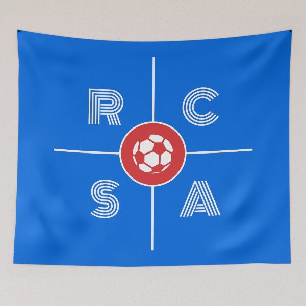 Item preview, RC Strasbourg RCSA Football Minimalist Style Artwork designed and sold by kakarikihill.