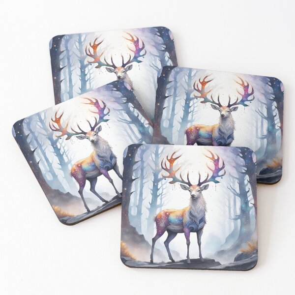 Item preview, Watercolor forest deer designed and sold by WatercolorFairy.