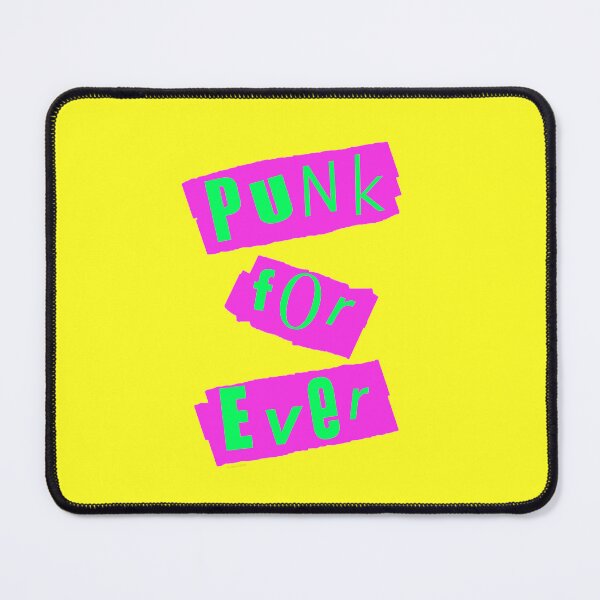 Item preview, Punk Forever Green on Yellow, designed and sold by Logo-A-GoGo.
