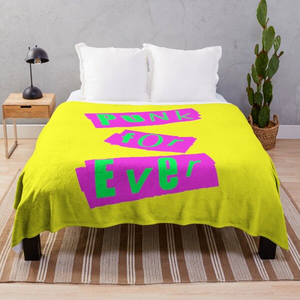 Item preview, Punk Forever Green on Yellow, designed and sold by Logo-A-GoGo.