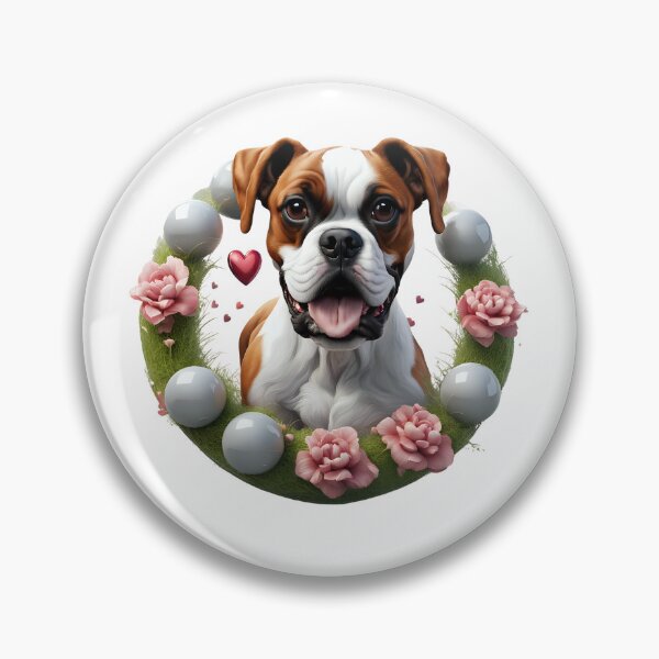 Item preview, Cute playful Boxer Dog designed and sold by Kaleddis.