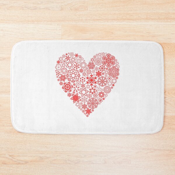 Item preview, Snowflake Heart Shape designed and sold by RedPumpFlash.