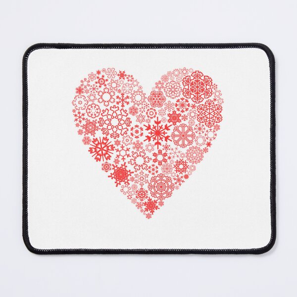 Item preview, Snowflake Heart Shape designed and sold by RedPumpFlash.
