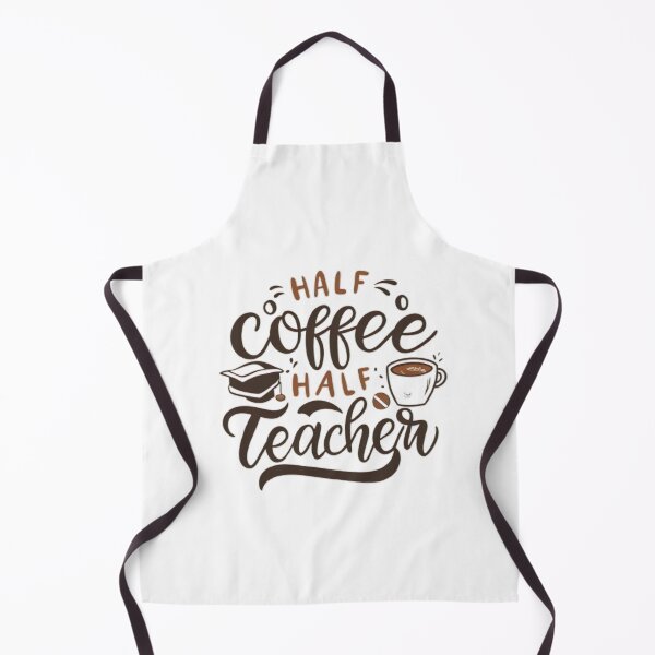 Artikelvorschau,  Halb Kaffee, halb Lehrer erster Schultag lustig entworfen und verkauft von medbouk1.