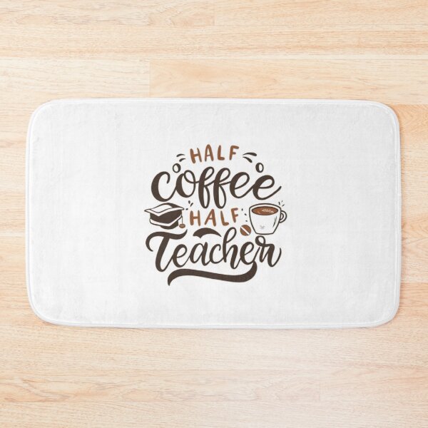 Item preview, Copie de Half Coffee Half teacher First Day of School Funny designed and sold by medbouk1.