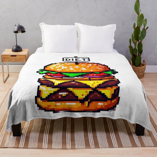Item preview, Hamburguer, pixel art designed and sold by PexelBoi.