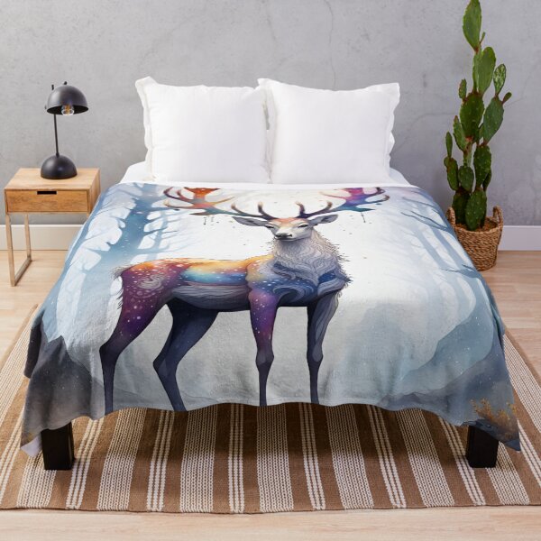 Item preview, Watercolor forest deer designed and sold by WatercolorFairy.