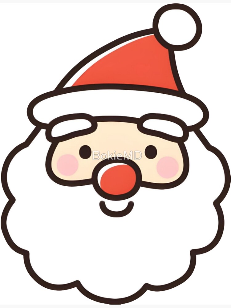 SANTA CLAUS, Drawing Photographic Print