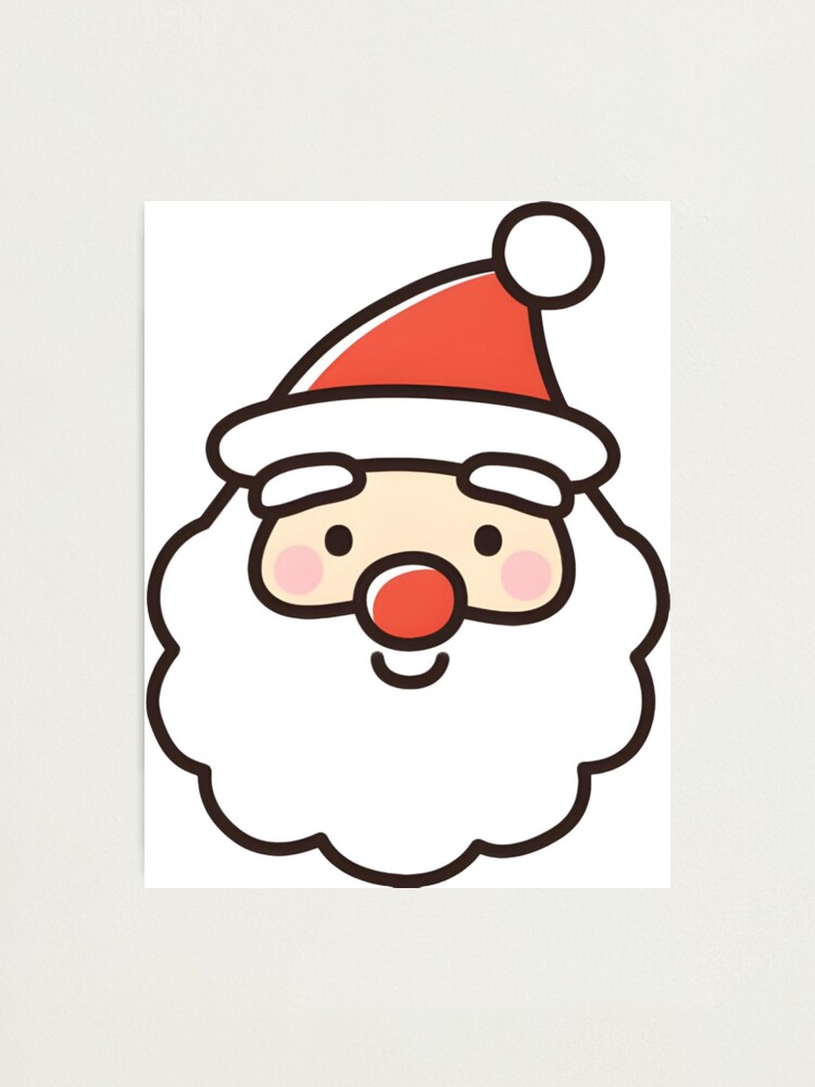 SANTA CLAUS, Drawing Photographic Print
