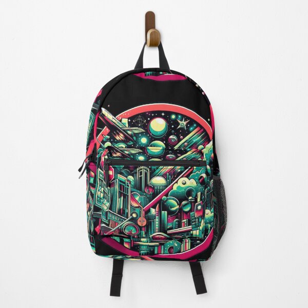 Item preview, Retro Futurism Skyline Fusion designed and sold by Paubiz.