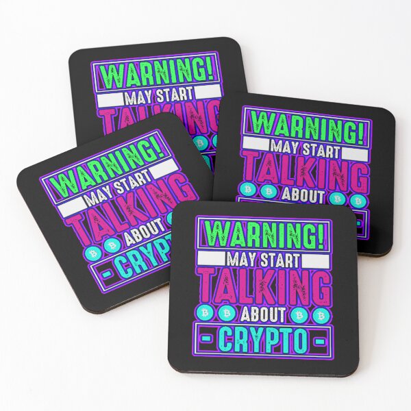 Item preview, Warning May Start Talking About Crypto   designed and sold by WoodburyLake.