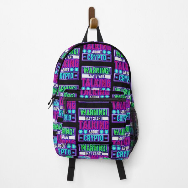 Item preview, Warning May Start Talking About Crypto designed and sold by WoodburyLake.