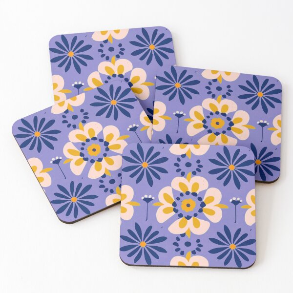 Item preview, Stained Glass Pattern Flowers designed and sold by Timegraf.