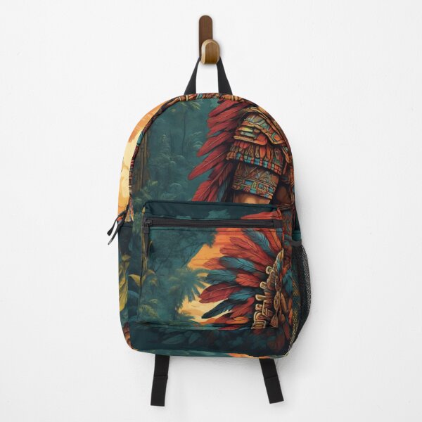 Item preview, Aztec Warrior Wandering the Forest designed and sold by Marcicev-Bojan.