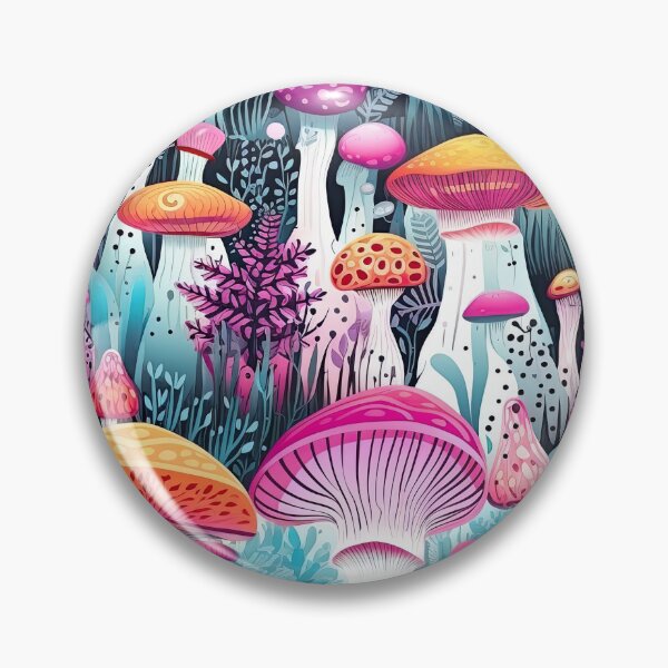 Artikelvorschau, Fungi Fantasia: A Mushroom Pattern Collection - Design 20 entworfen und verkauft von kawaiidoodlesuk.