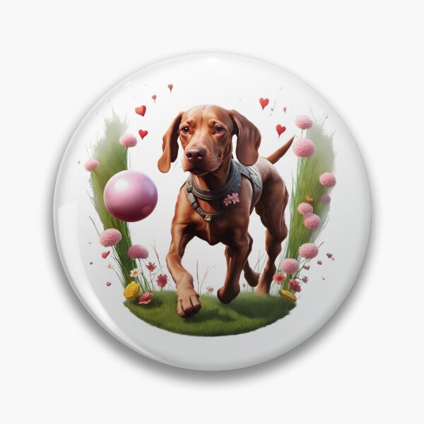 Item preview, Cute playful Viszla Dog designed and sold by Kaleddis.