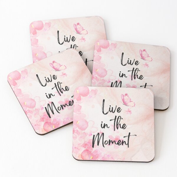 Item preview, Live In The Moment / Inspiring Phrase designed and sold by cosmoasisart.