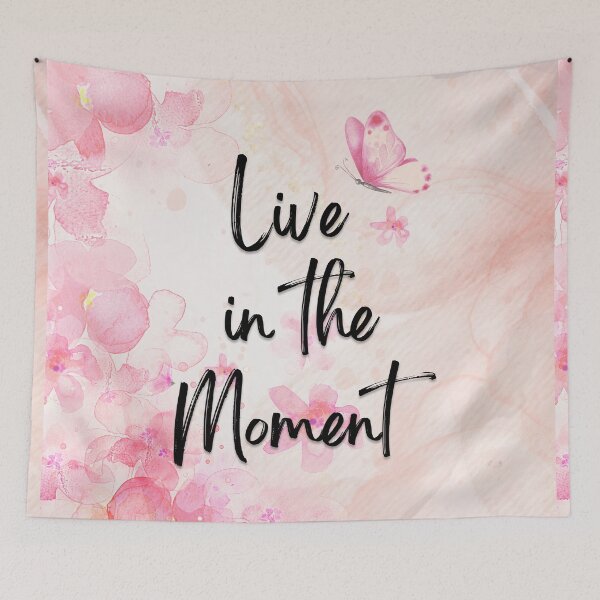 Item preview, Live In The Moment / Inspiring Phrase designed and sold by cosmoasisart.