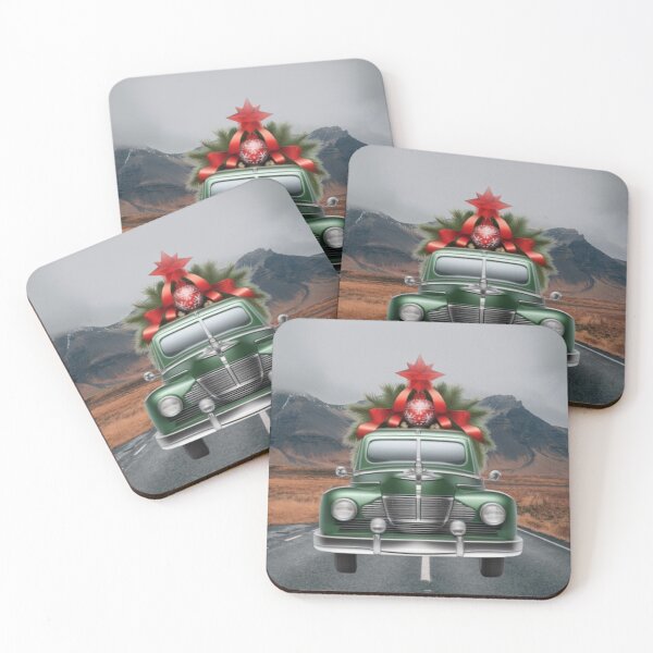 Item preview, Advent Christmas graphics automotive Christmas tree with gifts rides on a car designed and sold by JaroDesign2023.