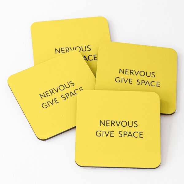 Item preview, Nervous: Give Space designed and sold by DumpsterFireTs.