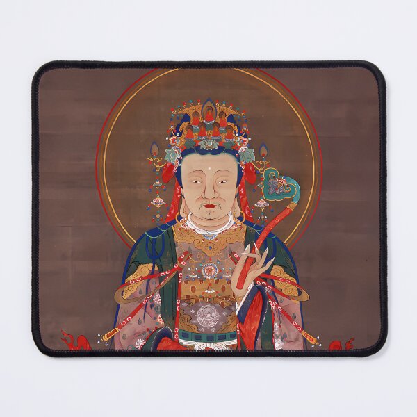 Item preview, Bodhisattva Manjusri: Ito Jakuchus Ink on Silk, Unframed designed and sold by EmeraldeaArt.