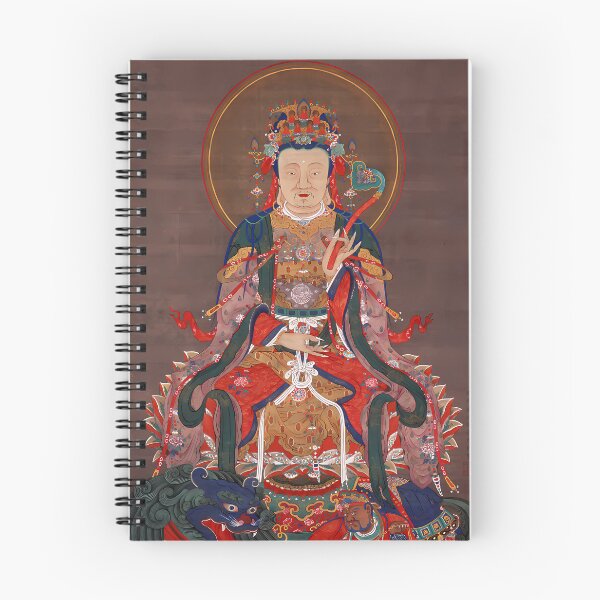 Item preview, Bodhisattva Manjusri: Ito Jakuchus Ink on Silk, Unframed designed and sold by EmeraldeaArt.