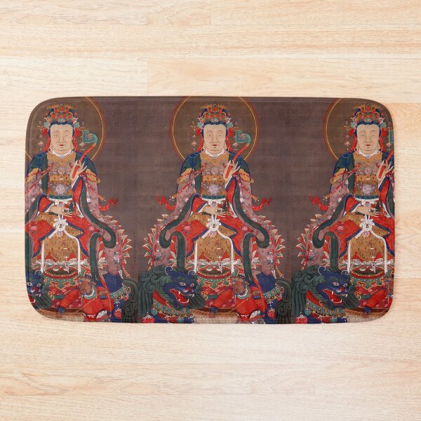Item preview, Bodhisattva Manjusri: Ito Jakuchus Ink on Silk, Unframed designed and sold by EmeraldeaArt.