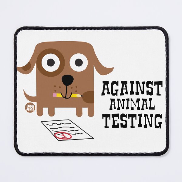 Item preview, AGAINST ANIMAL TESTING designed and sold by TODD GOLDMAN.