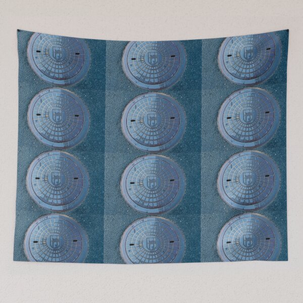 Item preview, Reykjavik Manhole Cover designed and sold by Bill Spengler's Photographic Thoughts.