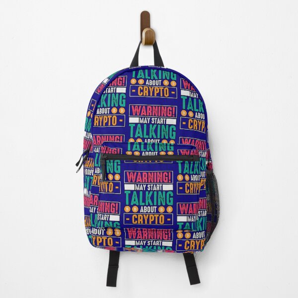 Item preview, Warning May Start Talking About Crypto designed and sold by WoodburyLake.