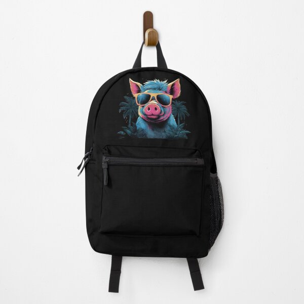 Item preview, Retro Wave Happy Micro Pig Vibes Miami Shirt designed and sold by RedDesignSyc.