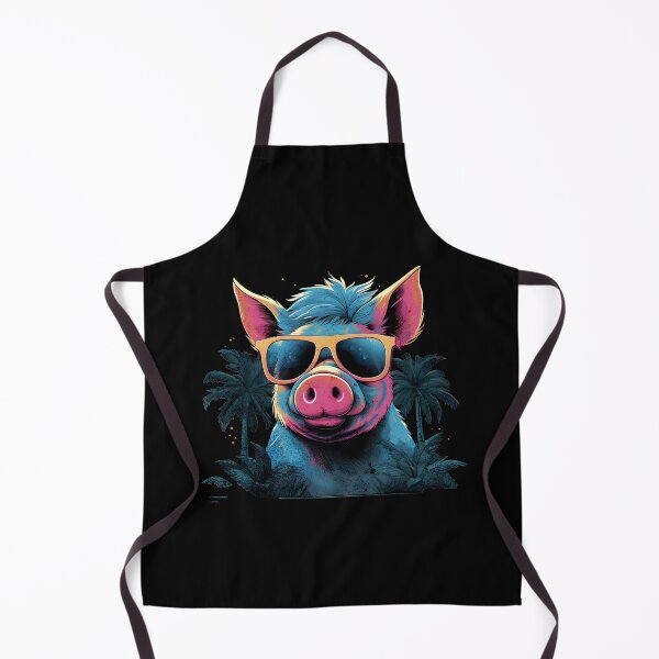 Item preview, Retro Wave Happy Micro Pig Vibes Miami Shirt designed and sold by RedDesignSyc.