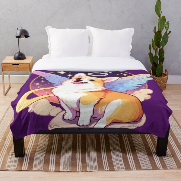 Item preview, Ángel Corgi Celestial designed and sold by BarkandStick.