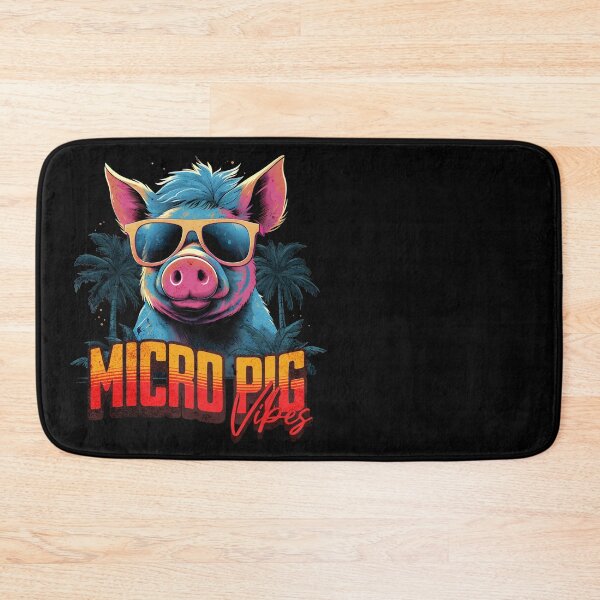 Item preview, Retro Wave Happy Micro Pig Miami Vibes Shirt designed and sold by RedDesignSyc.