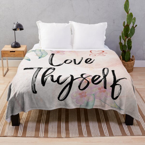 Item preview, Love Thyself / Affirmation Quote designed and sold by cosmoasisart.