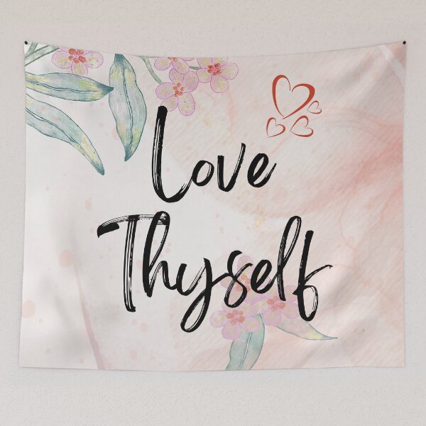 Item preview, Love Thyself / Affirmation Quote designed and sold by cosmoasisart.