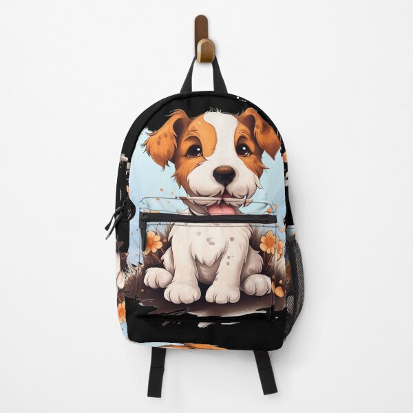 Item preview, Happy rough haired wire fox terrier dog breed puppy designed and sold by NBSStore.