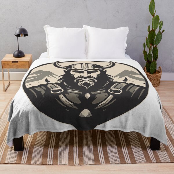 Item preview, Viking Warrior with Horned Helmet designed and sold by stylefusion20.