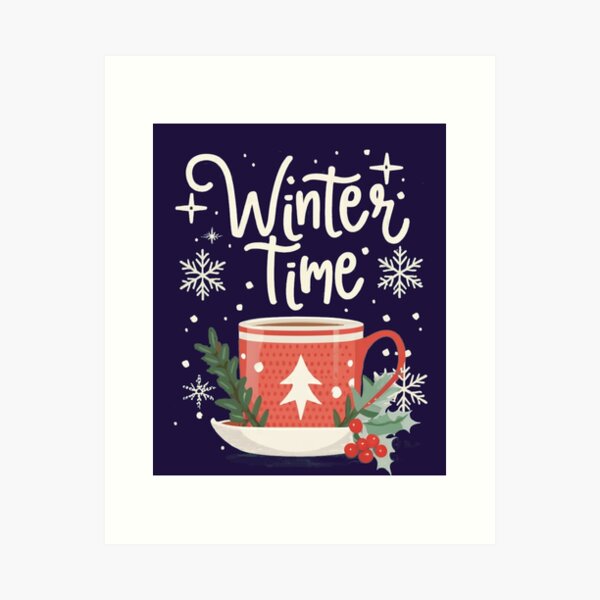 Item preview, Winter Time Vintage Christmas Tea, For a Warm Gift designed and sold by DZIERANA.