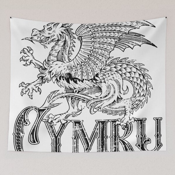 Artikelvorschau, Walisischer Drache Cymru-Design entworfen und verkauft von Petersnook.