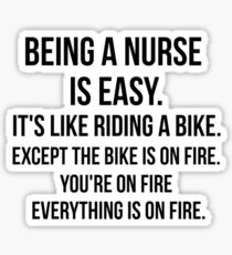 Being a Nurse Sticker