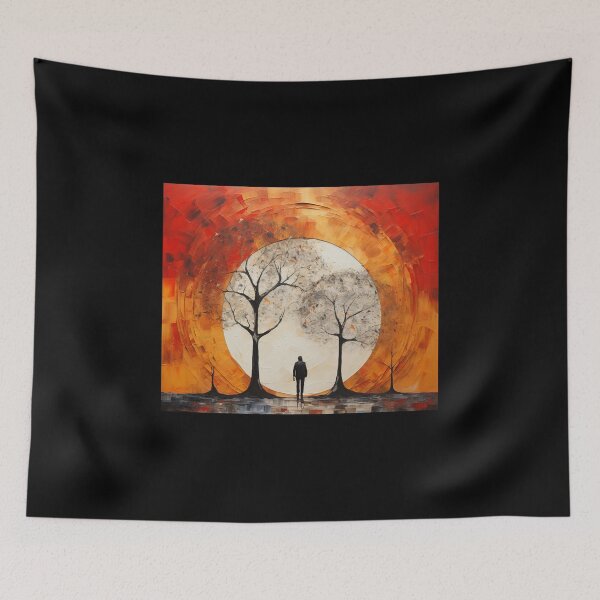 Item preview, blazing sun red sky designed and sold by UILOVE.