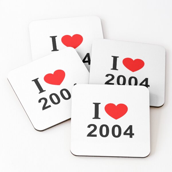 Item preview, I ❤️ 2004 I LOVE 2004 I HEART 2004 designed and sold by usernamenaijan.