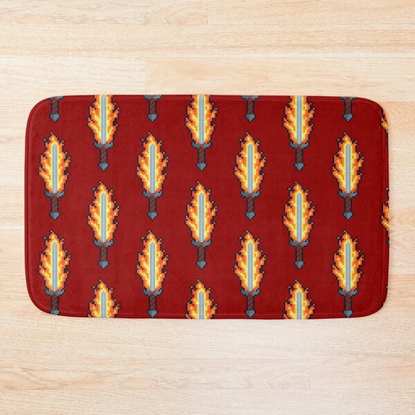 Item preview, Sword in fire pixel art designed and sold by ifrico.