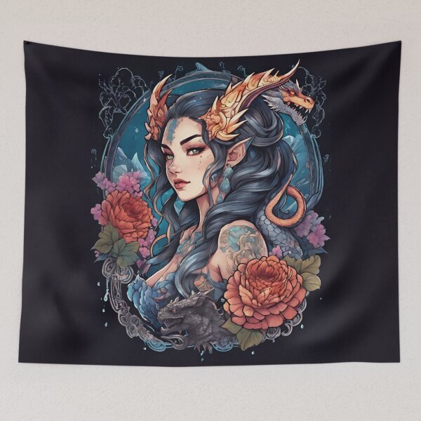 Item preview, Dragon Horned Highness designed and sold by SilverSunStudio.