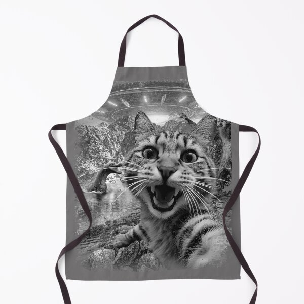 Item preview, Sasquatch Cat UFO Selfie Cat Lover Funny Cat Selfie with UFO designed and sold by tincho86tb.