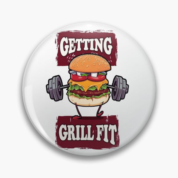 Artikelvorschau, Grillfit machen, lustiges Geschenk für Hamburgerliebhaber entworfen und verkauft von Suhy.