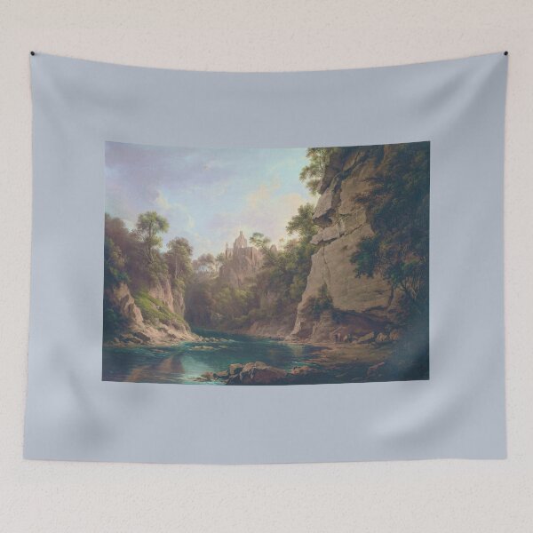 Item preview, Hawthornden Castle Near Edinburgh by Alexander Nasmyth (digitally enhanced) designed and sold by Amanda1775.
