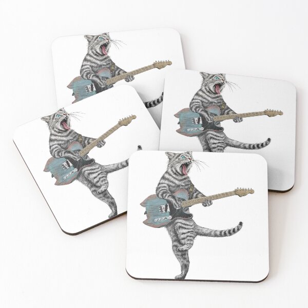 Item preview, Buskers - Electric Guitar Cat designed and sold by oz10.